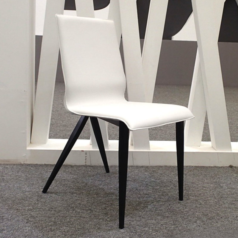 Corrigan Studio Otis Genuine Leather Upholstered Dining Chair Wayfair